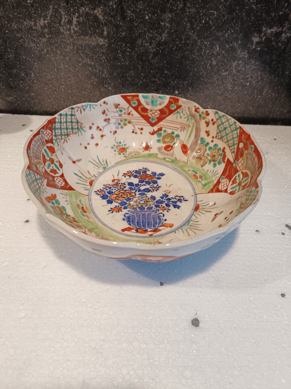 Antieke Chinese Imari Kom - 21cm, Ophalen of Verzenden