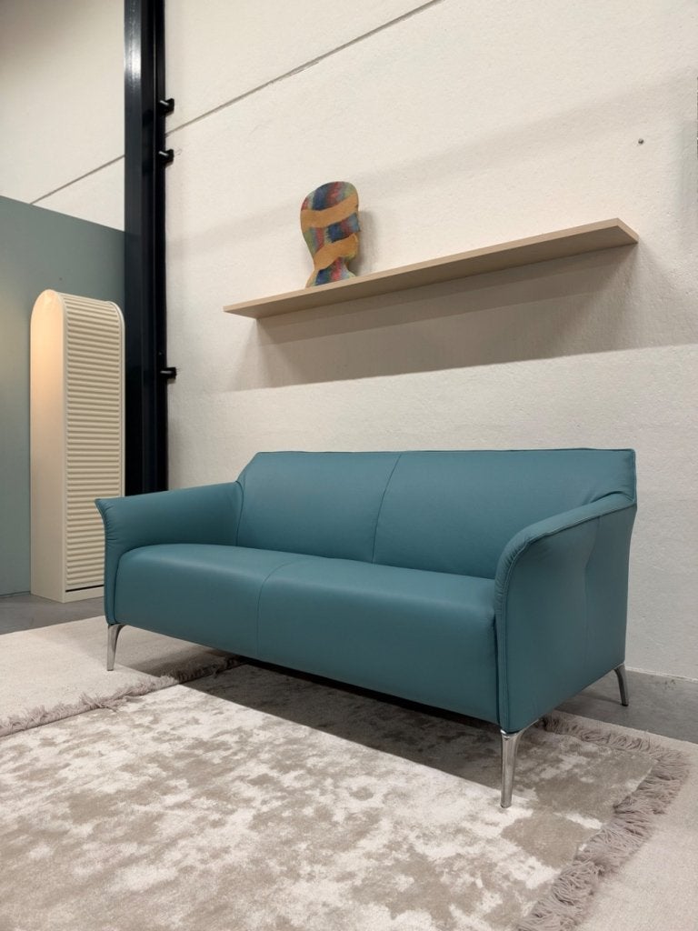 Nieuw Leolux Mayon 2,5 zits Bank Senso blauw leer