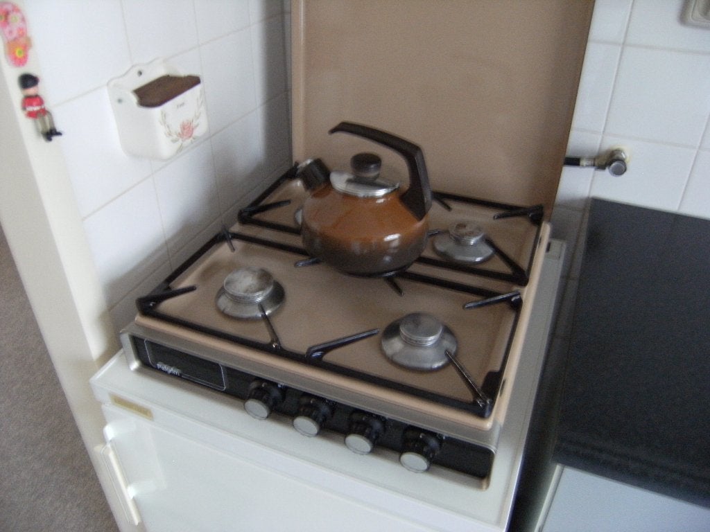 Wegens verhuizing aangeboden, Metaal, Overige merken, Ophalen, Beige