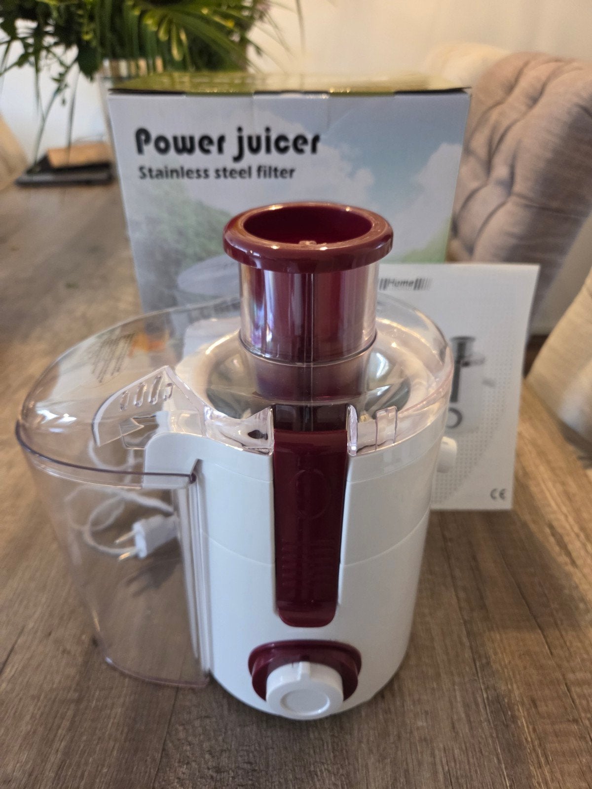 Nieuwe Power Juicer met RVS filter - 300W, Ophalen of Verzenden