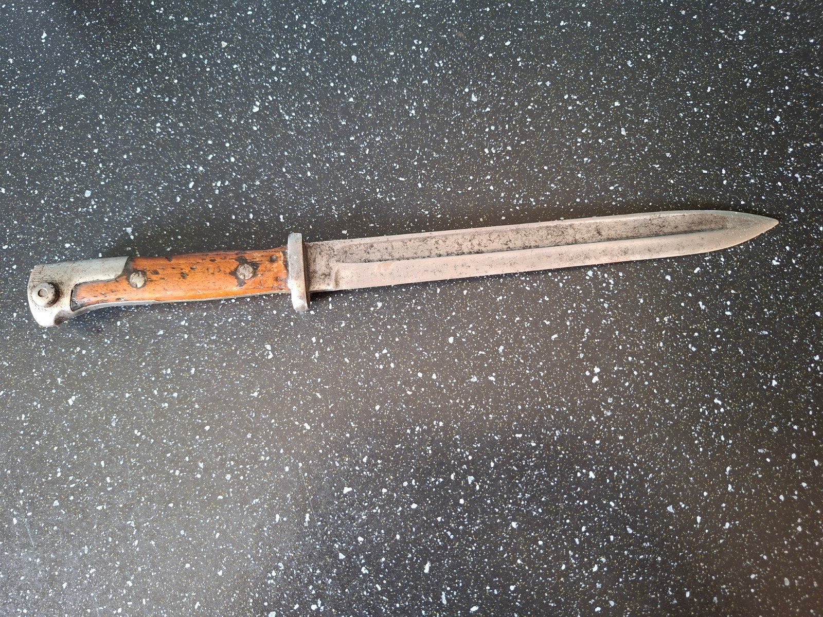 ww2 wo2 Duitse mauser k98 bajonet gemerkt, Ophalen of Verzenden, Duitsland, Mes of Dolk