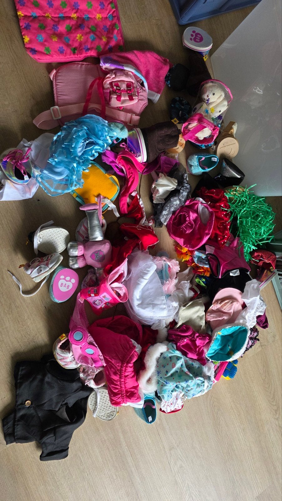 Grote collectie Build-A-Bear kleding, schoenen, accessoires, Ophalen of Verzenden, Jongen of Meisje