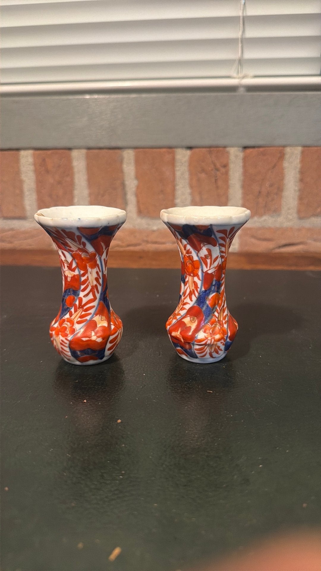 Stel antieke Japanse Imari vaasjes Meiji periode (ca. 1900), Antiek en Kunst, Ophalen