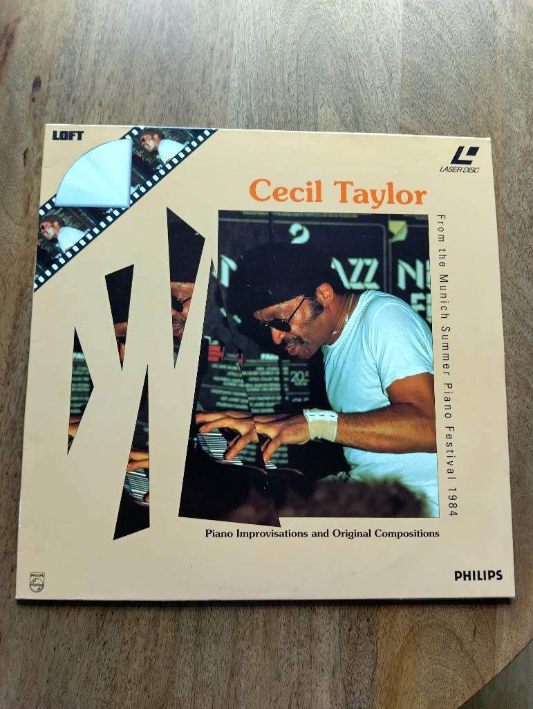 Cecil Taylor Piano Improvisations * LaserDisc * Cd Video *, Cd's en Dvd's, Dvd's | Overige Dvd's, Zo goed als nieuw, Alle leeftijden
