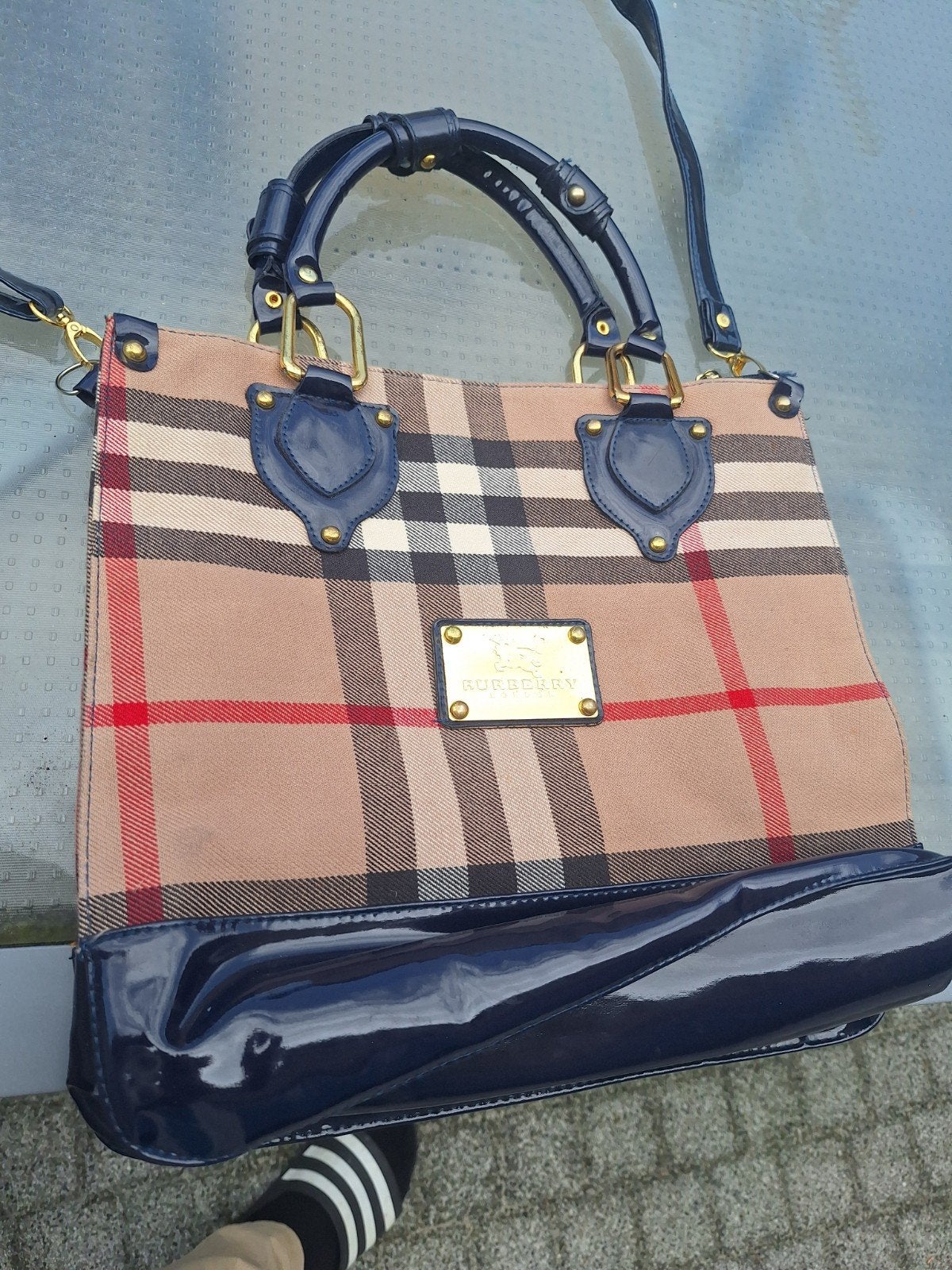 burberry tas, Ophalen, Beige, Handtas