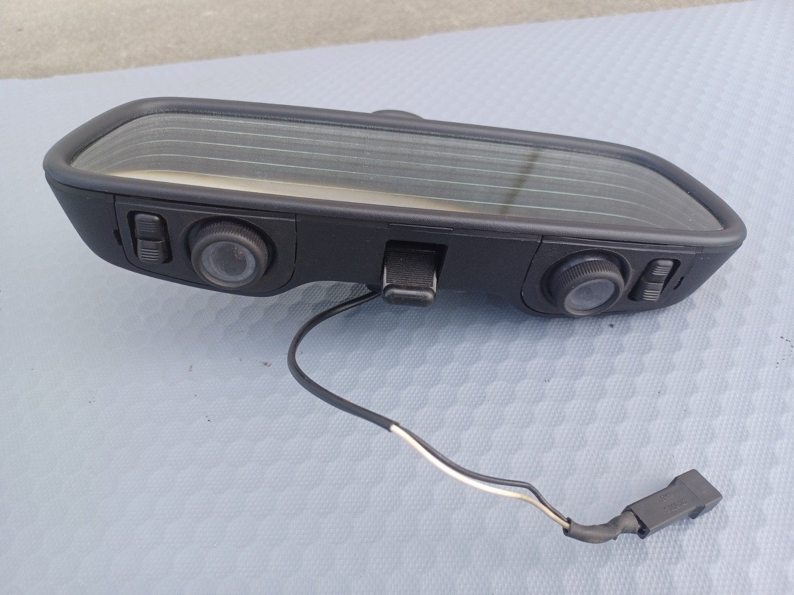 BMW e30 binnenspiegel met leeslampjes, Gebruikt, -, Verzenden, -