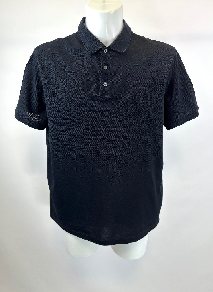 LOUIS VUITTON Zwart polo HEREN t-shirt  MAAT XXL, Zwart, Overige maten, Ophalen of Verzenden, Zo goed als nieuw