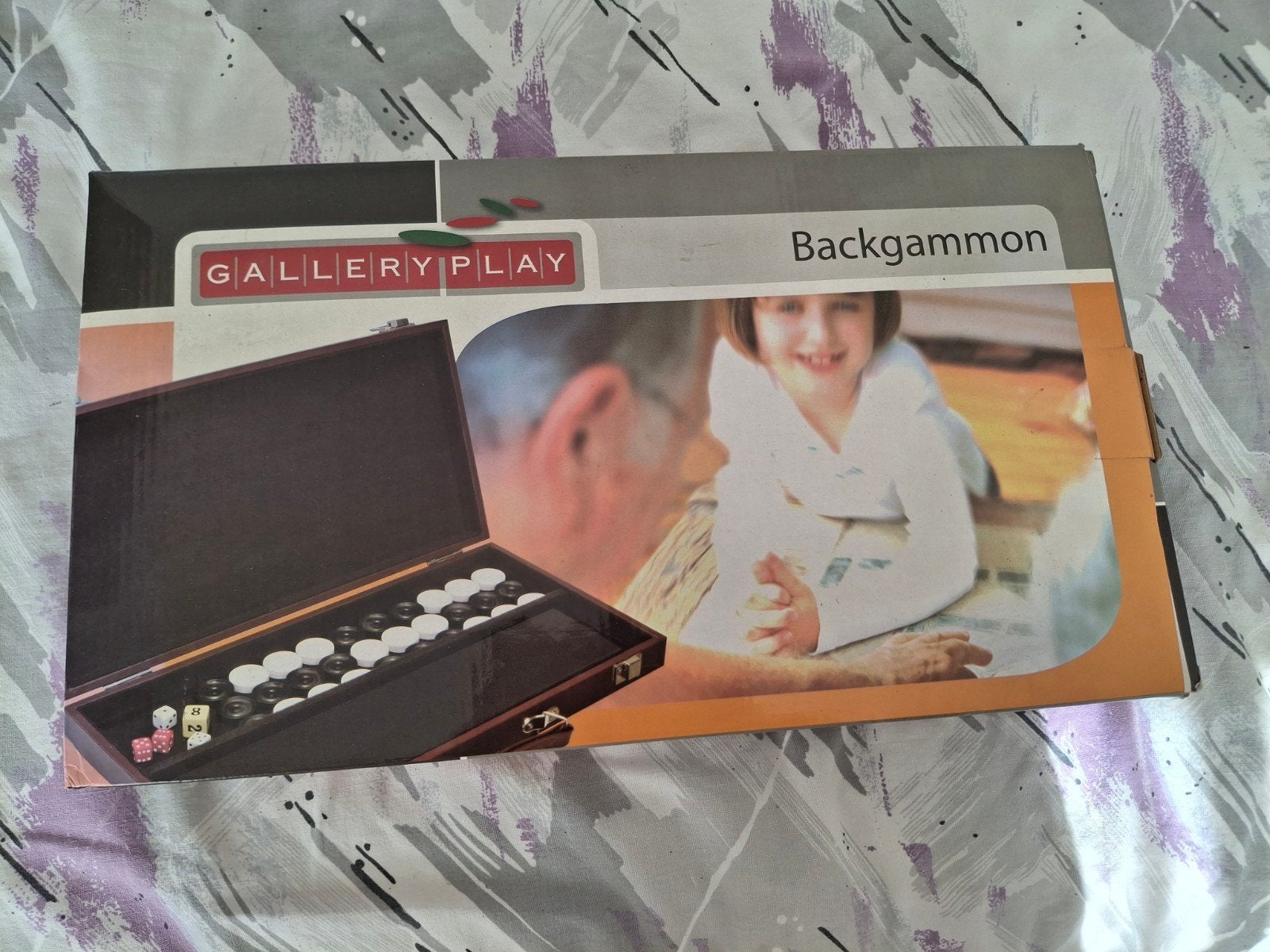Backgammon spel in luxe koffer - Gallery Play, Een of twee spelers, Gallery Play, Nieuw, Ophalen of Verzenden