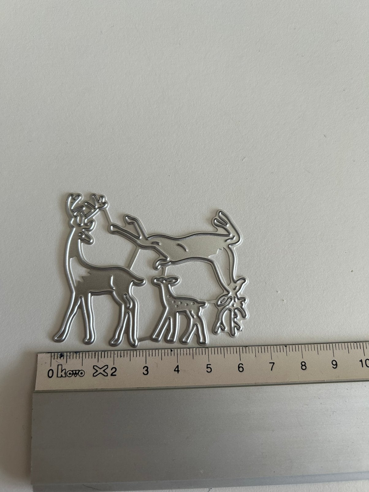 Snijmal setje van 3 hertjes(1), Hobby en Vrije tijd, Ophalen of Verzenden, Nieuw, Dieren, Pons of Mal