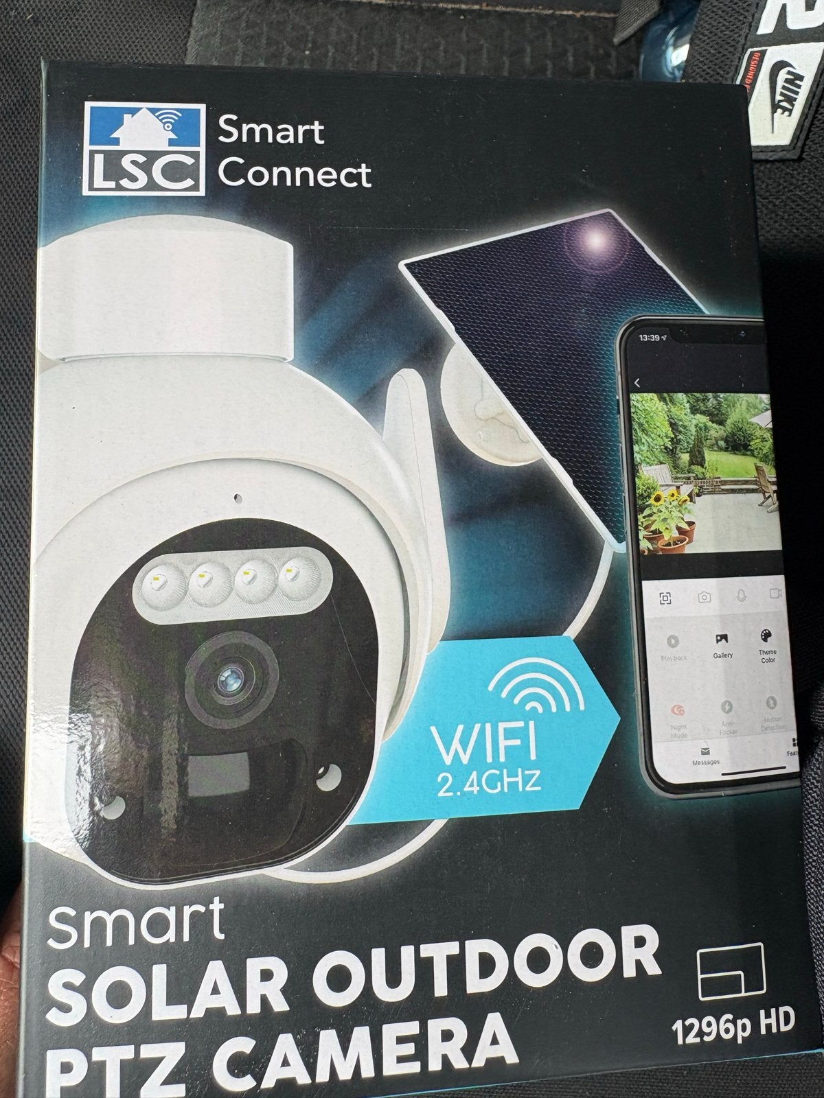 LSC Smart Connect Solar Outdoor PTZ Camera 1296p HD, Ophalen of Verzenden, Nieuw, Buitencamera