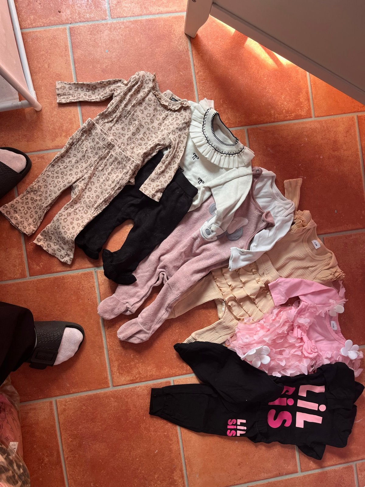 Leuke baby meisjes kleding set, Ophalen, Gebruikt, Meisje