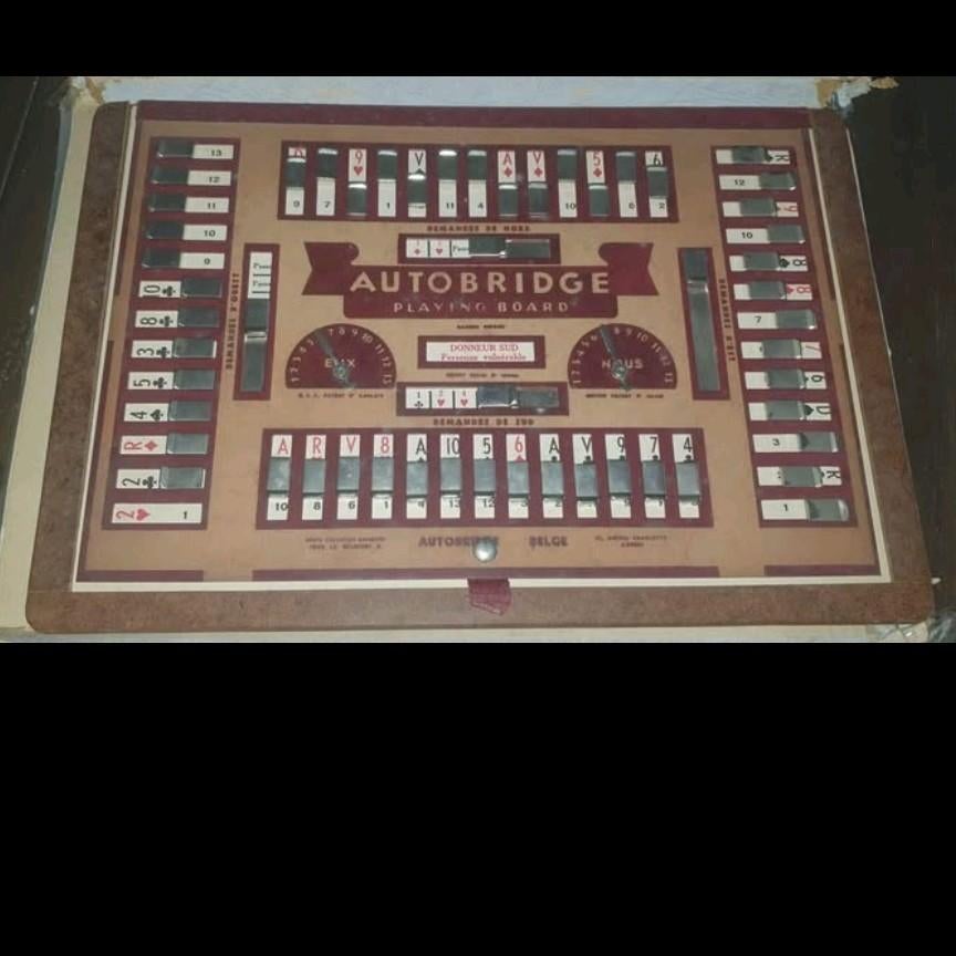 Zeldzaam vintage automatisch bridgespel, Ophalen of Verzenden