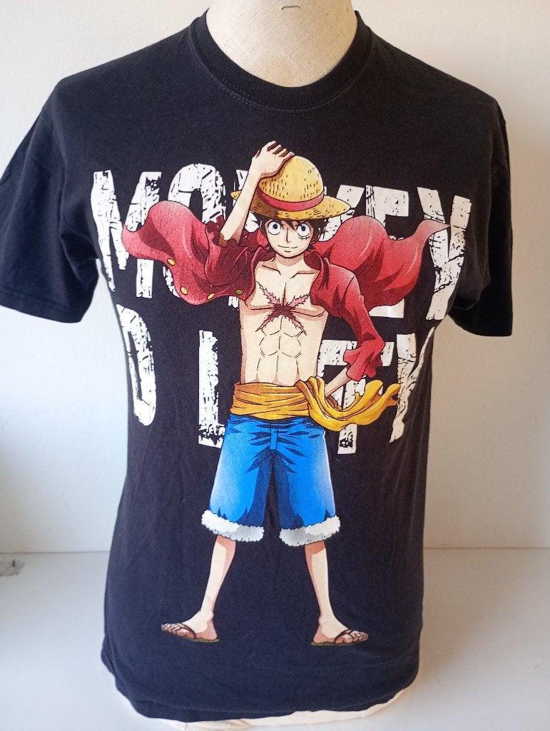 One Piece Luffy shirt - Maat M, Toei Animation Europe S.A.S., Consumerproducts@toei-anim.com, Zwart, Danzigerkade 11, 1013 AP Amsterdam, Nederland