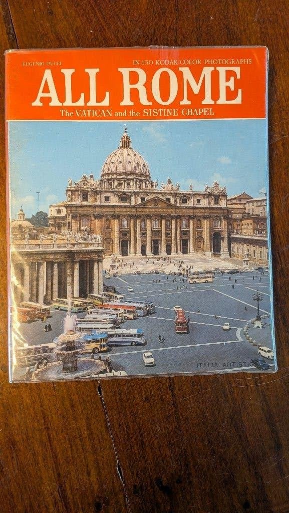 All Rome – Vaticaan & Sixtijnse Kapel – Pucci – 1975, Boeken, Europa, Zie omschrijving, Ophalen of Verzenden, Reisgids of -boek
