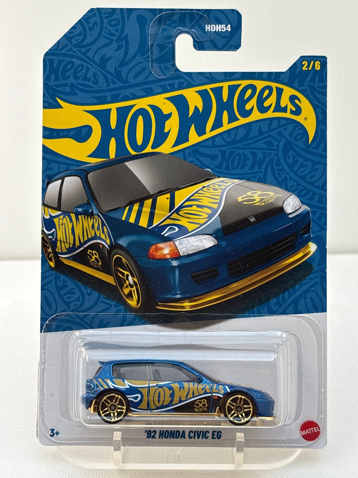 Hot Wheels '92 Honda Civic EG - Nieuw in verpakking, Hobby en Vrije tijd, Modelauto's | Overige schalen, Auto, Nieuw, Ophalen of Verzenden