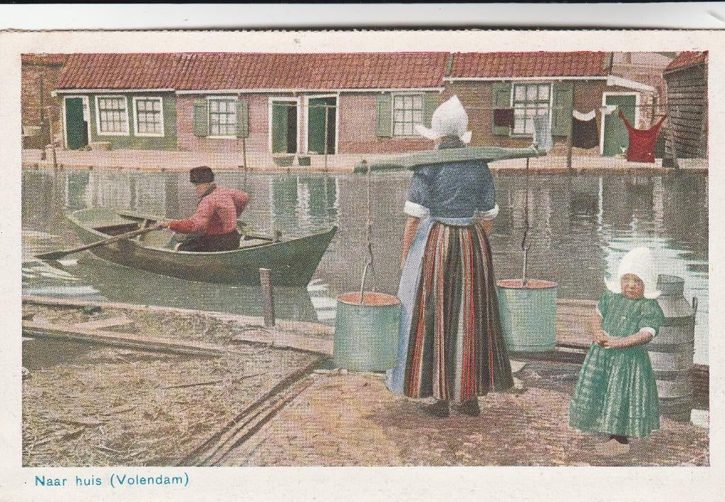 volendam- klederdracht, Ophalen of Verzenden, Voor 1920, Noord-Holland