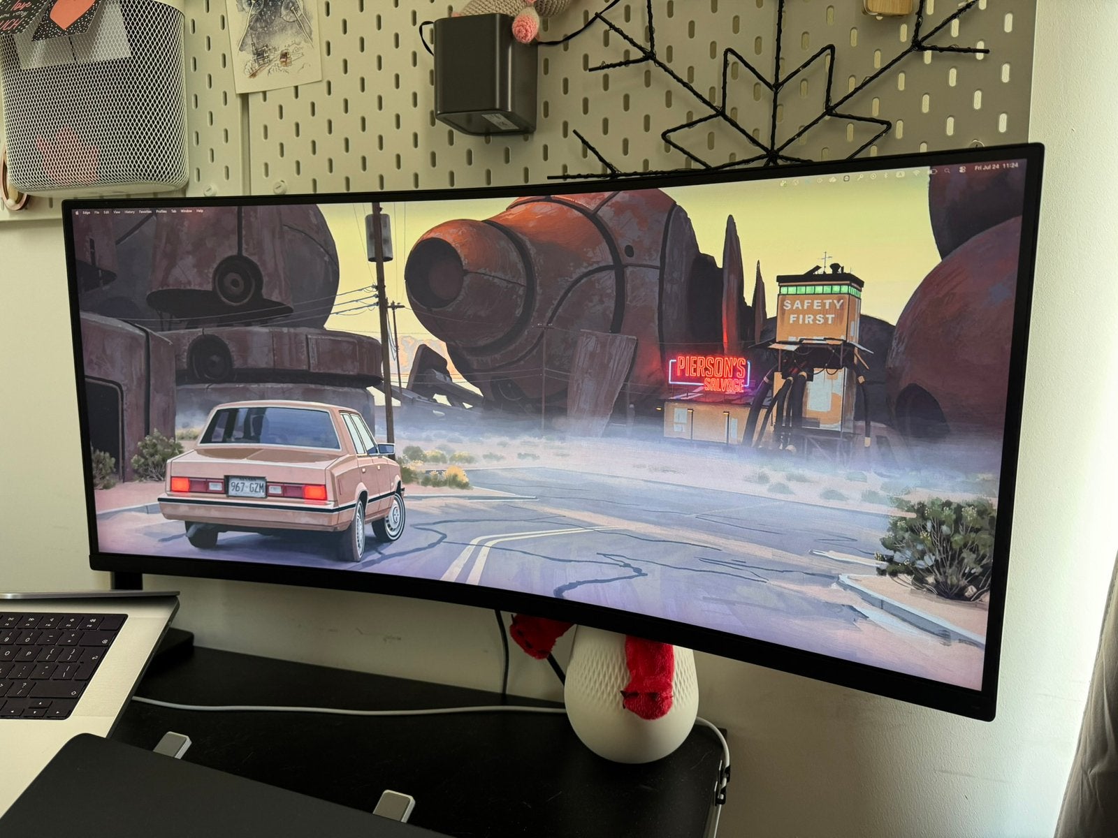 Xiaomi Mi Curved Gaming Monitor 34", Computers en Software, Gaming, Gebruikt, 101 t/m 150 Hz, Curved