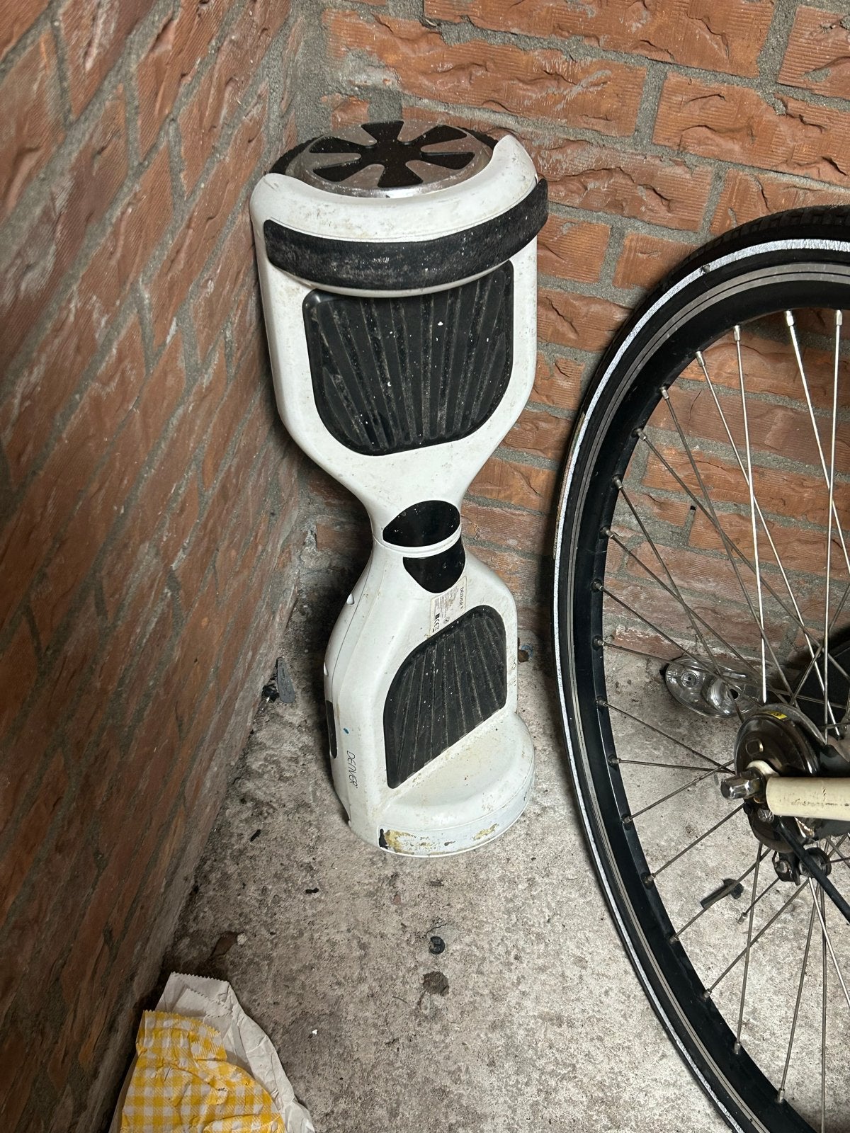 Gebruikte Hoverboard / Elektrische Step - Wit, Fietsen en Brommers, Steps, Gebruikt, Overige typen, Ophalen of Verzenden