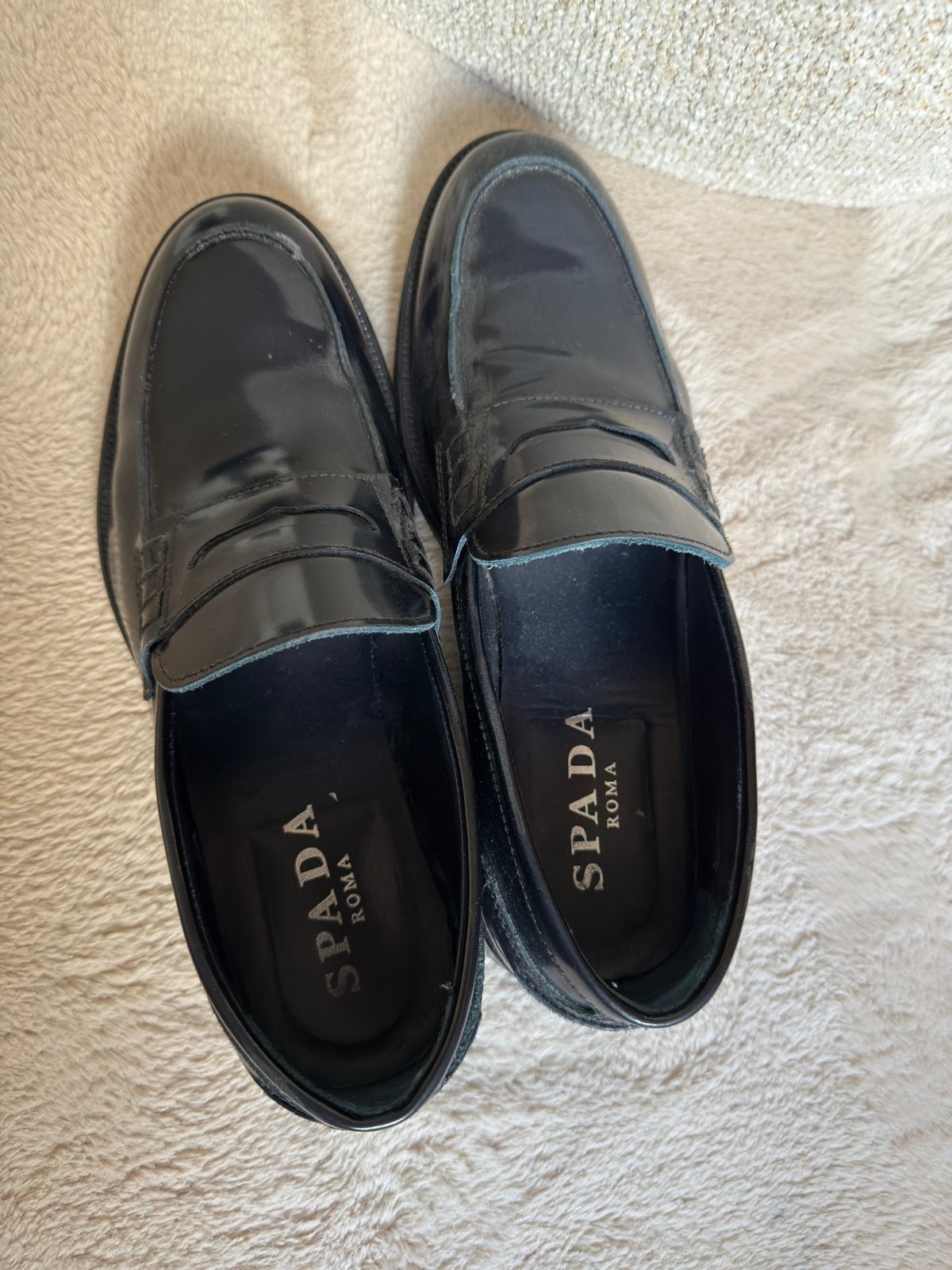 Spada Roma Heren Loafers Maat 43, Ophalen of Verzenden, Gedragen, Zwart, Loafers