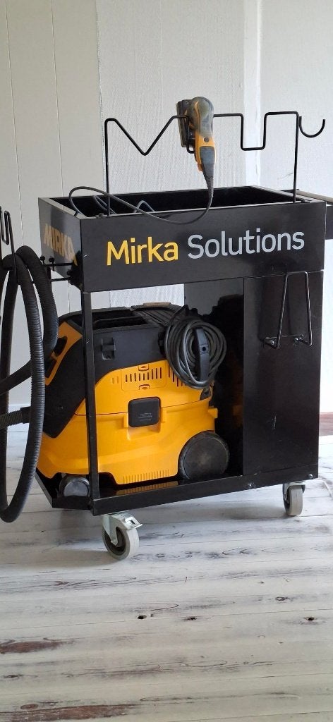 Mirka complete set - trolley, schuur- en afzuigset, Ophalen, Gebruikt, 1200 watt of meer, Overige typen