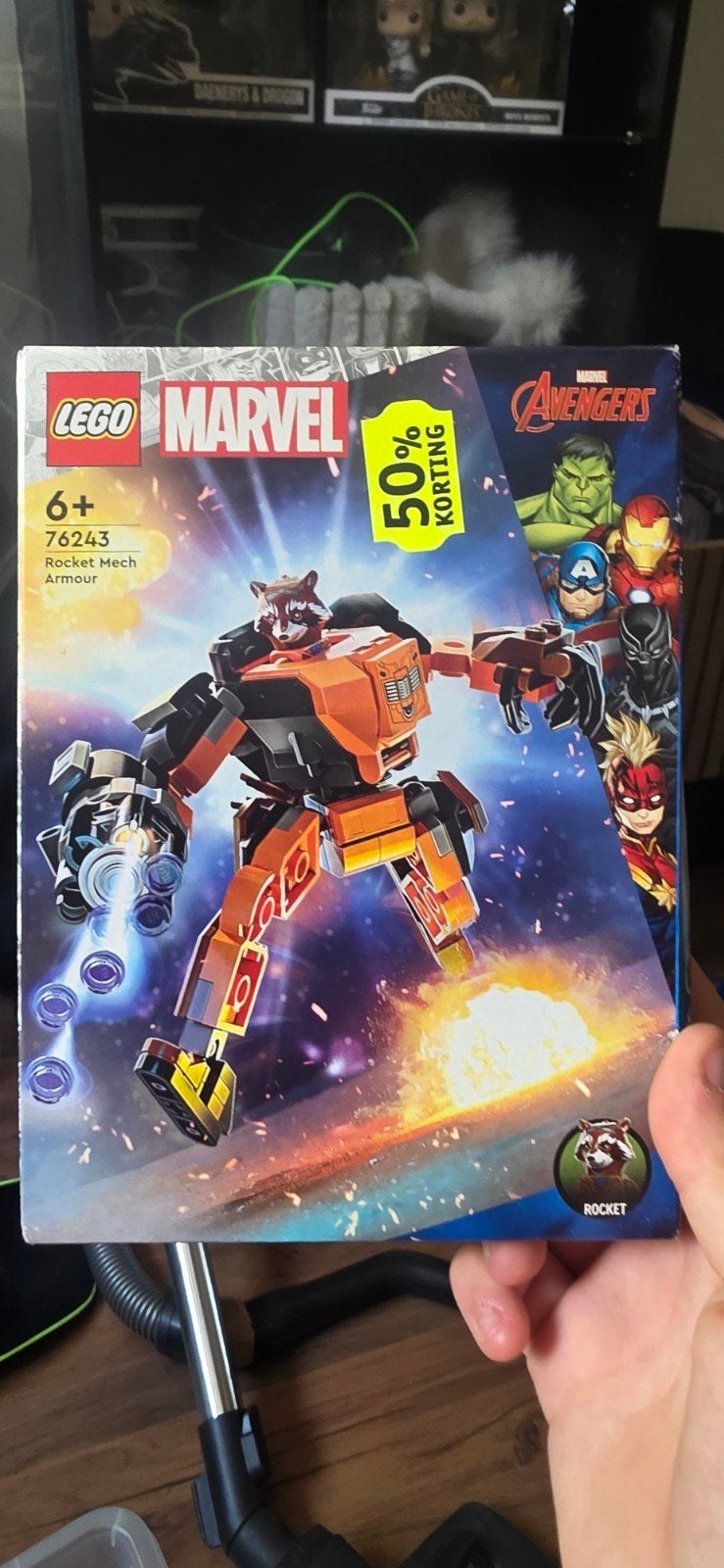 Lego marvel avengers rocket mech armour nieuw, Verzamelen, Transformers, Overige generaties, Ophalen of Verzenden, Nieuw