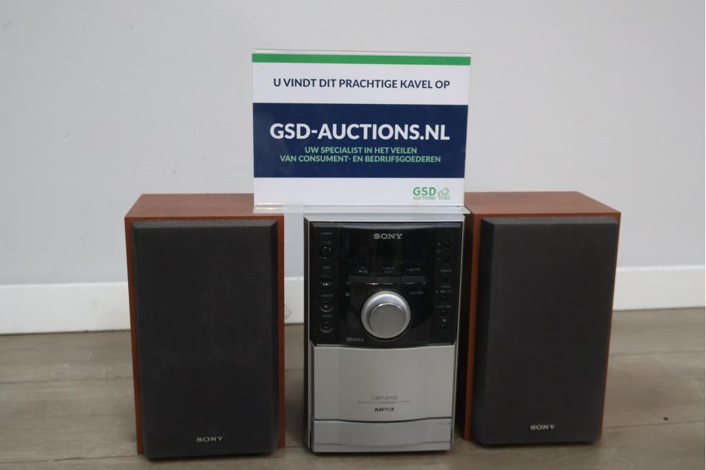 Sony CMT-EH10 stereosysteem met bijbehorende speakers, Ophalen of Verzenden, Niet ingevuld, Niet ingevuld, Niet ingevuld