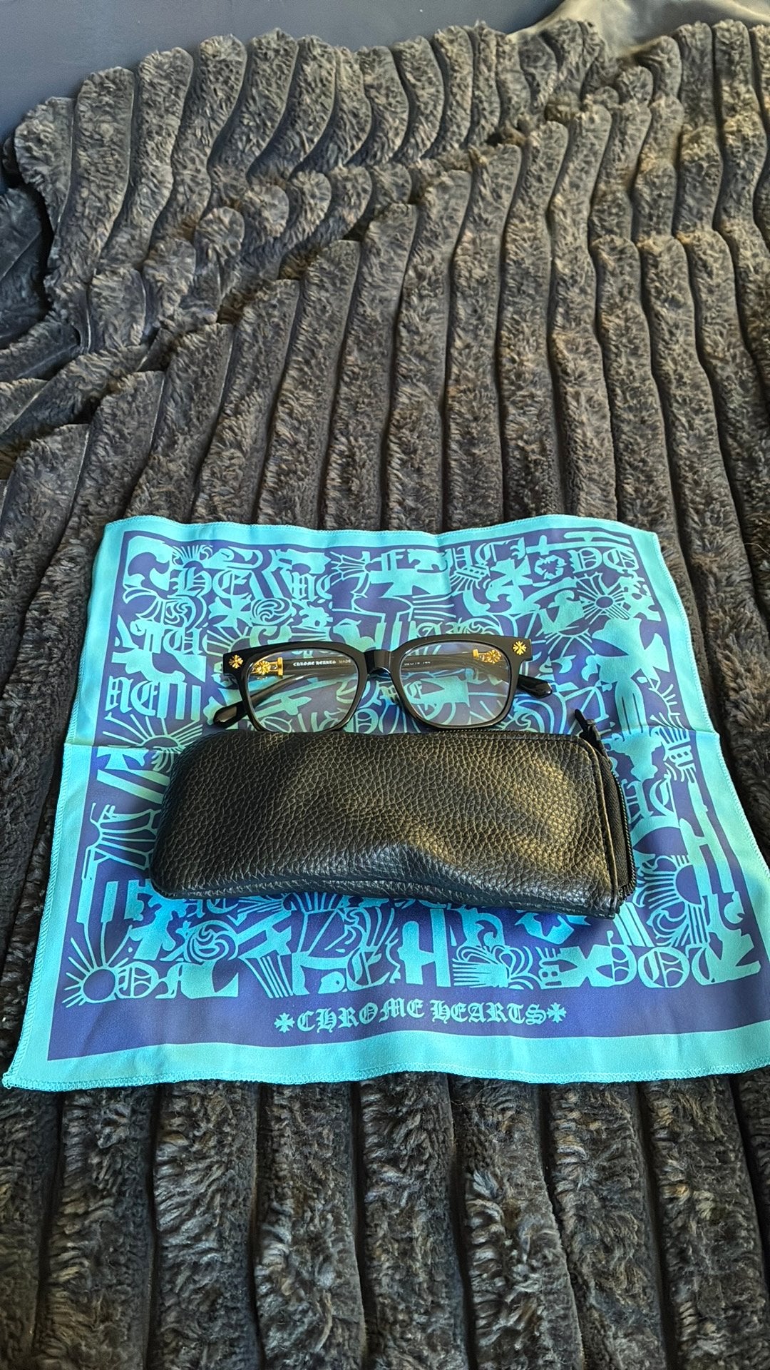 Chrome Hearts bril, Overige merken, Zwart, Ophalen of Verzenden, Zo goed als nieuw