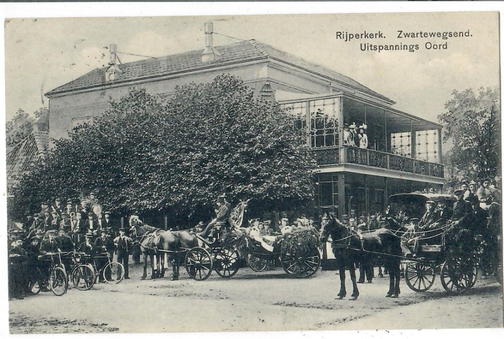 Rijperkerk - Zwartewegsend. Uitspannings Oord, Verzenden, Voor 1920, Gelopen, Friesland