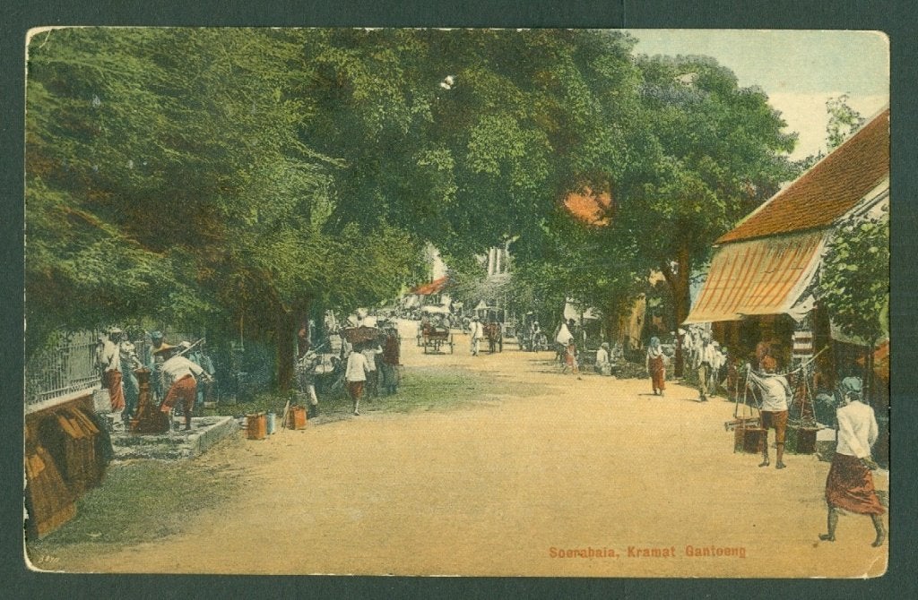 AK Nederlands Indie Soerabaia Kramat Gantoeng, Verzamelen, Ophalen of Verzenden, Voor 1920, Gelopen, Gelderland