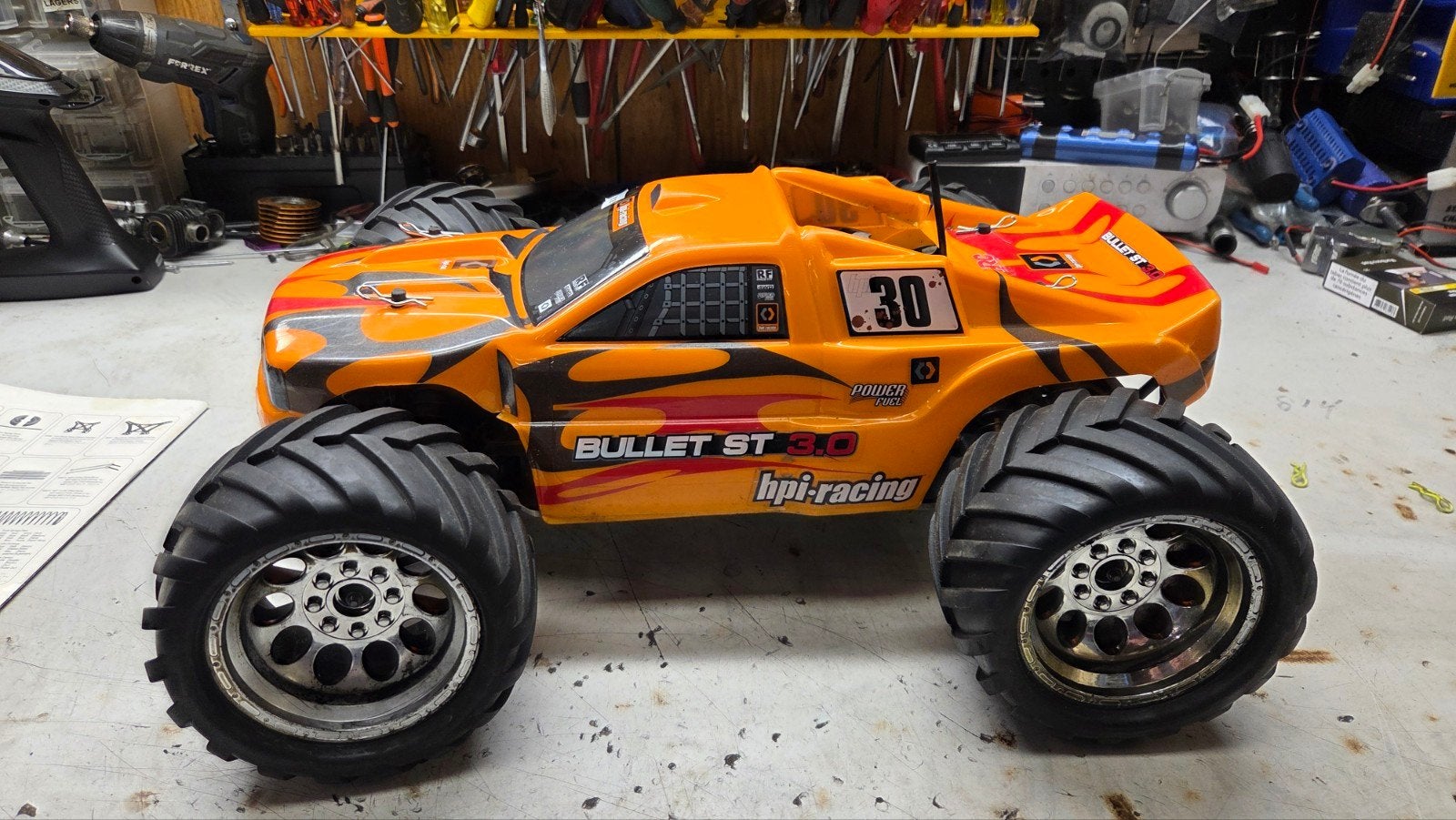 Te koop mooie hpi bullit 3.0, Gebruikt, Auto offroad, Ophalen of Verzenden, Overige schalen