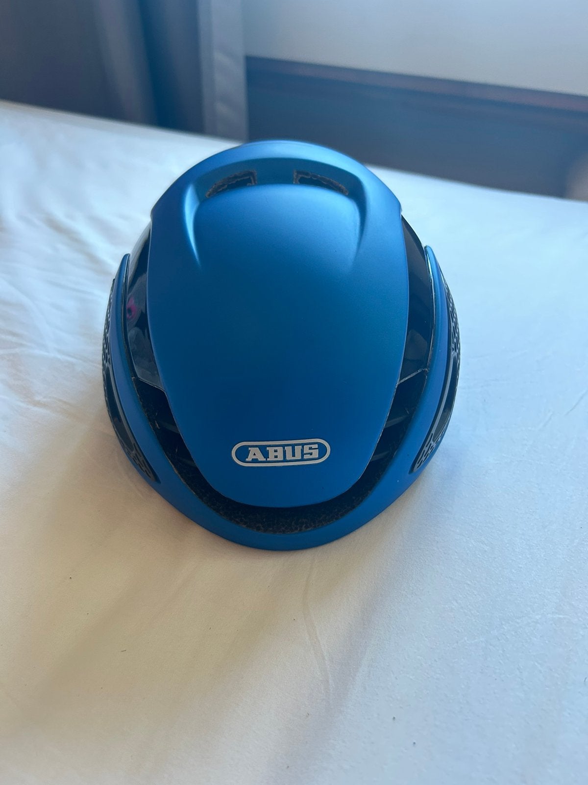 Abus Gamechanger Race fietshelm Blauw, Fietsen en Brommers, Fietsaccessoires | Fietshelmen, Verzenden, Zo goed als nieuw, Heer of Dame