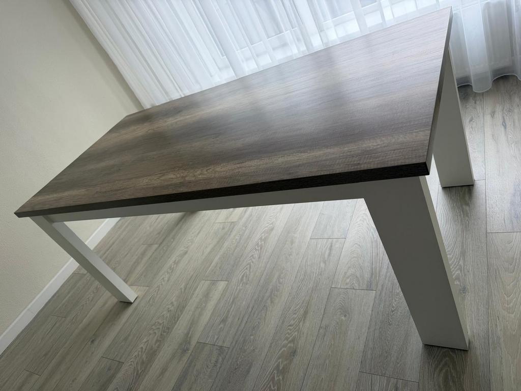 Eettafel, Huis en Inrichting, Tafels | Eettafels, Ophalen, Gebruikt, 50 tot 100 cm, Vijf personen of meer