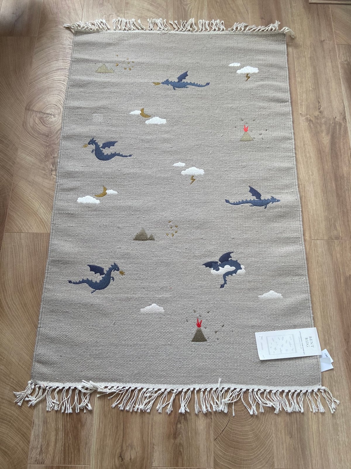 Liewood tapijt 80*120, 100 tot 150 cm, Zo goed als nieuw, Grijs, Rechthoekig