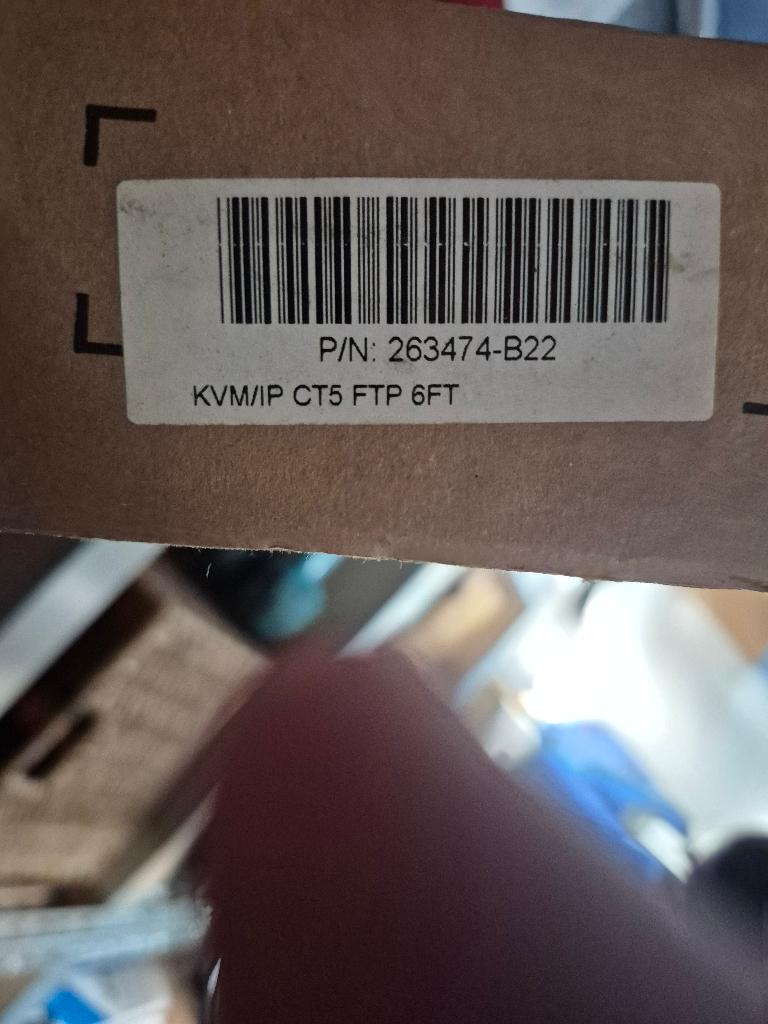 HPE KVM Server Console Switch Cat5e Kabel 1,8m – 263474-B22, Ophalen of Verzenden, Nieuw, Onbekend