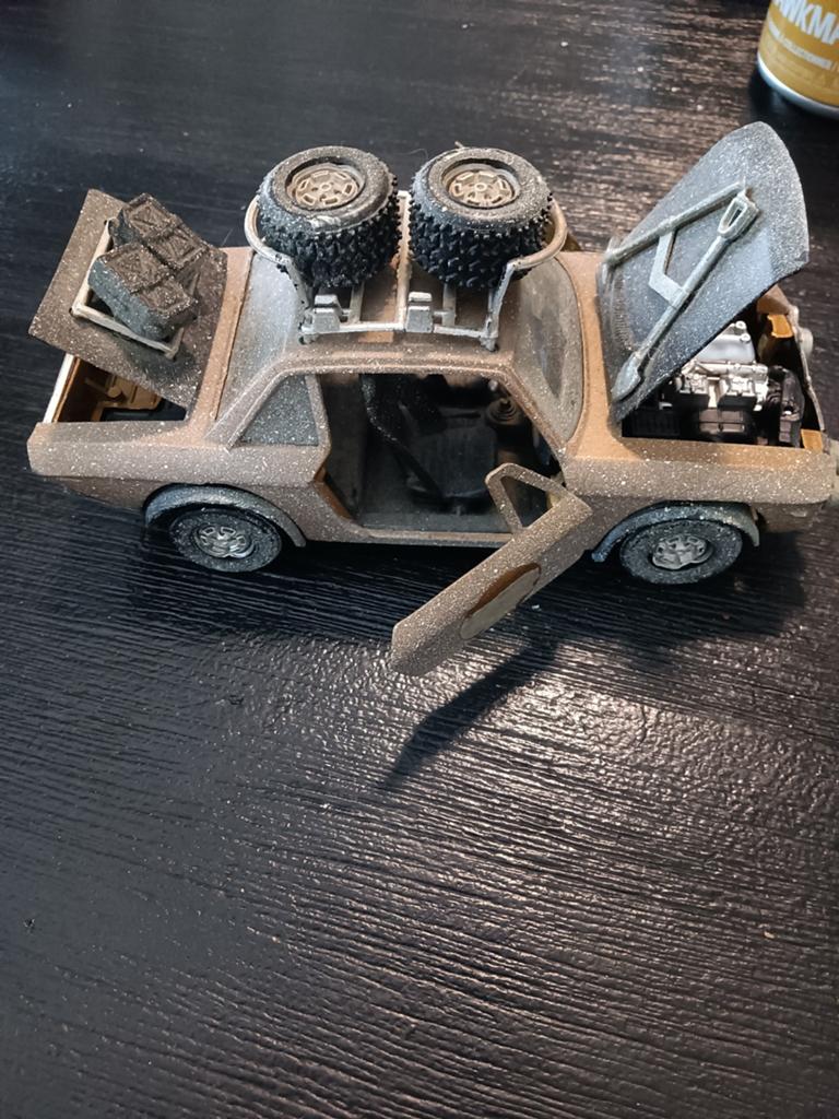 Unieke Mad Max-stijl modelauto - Handgemaakt, Overige merken, Gebruikt, Auto, 1:32 tot 1:50