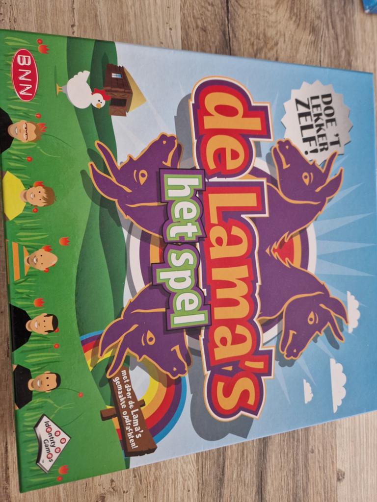 De Lama's Het Spel - BNN Bordspel, Hobby en Vrije tijd, Vijf spelers of meer, Ophalen of Verzenden, Zo goed als nieuw, BNN