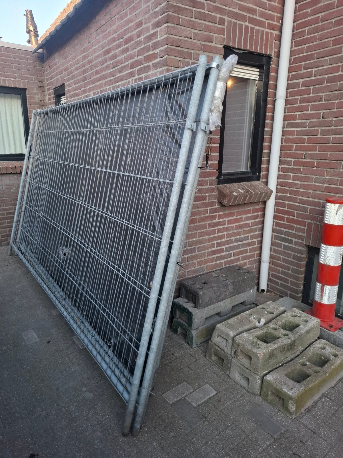 Bouwhekken en voeten, Ophalen, Gebruikt, IJzer