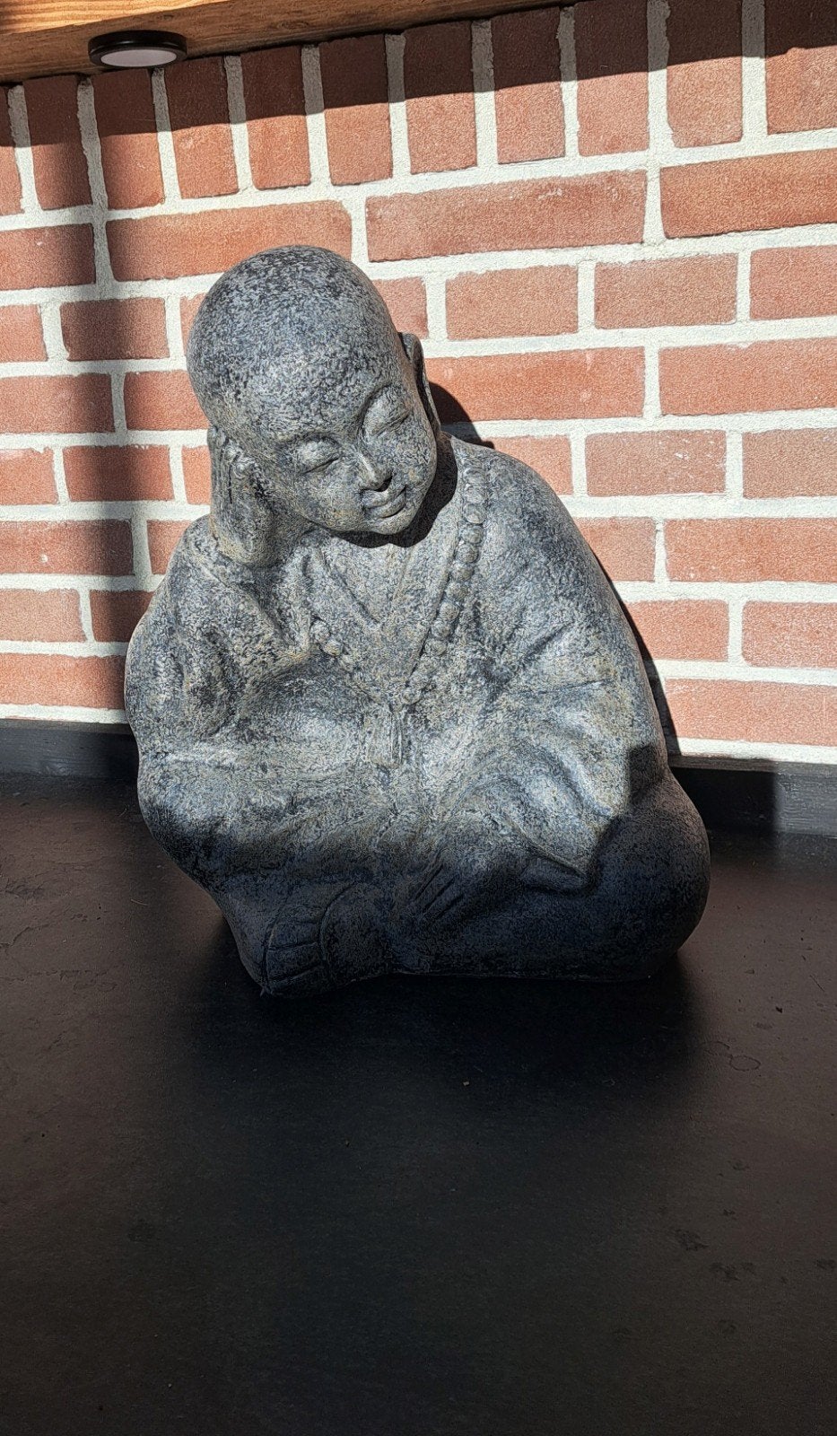 mooi groot beeld, Huis en Inrichting, Woonaccessoires | Boeddhabeelden, Ophalen, Gebruikt, Overige materialen, Grijs