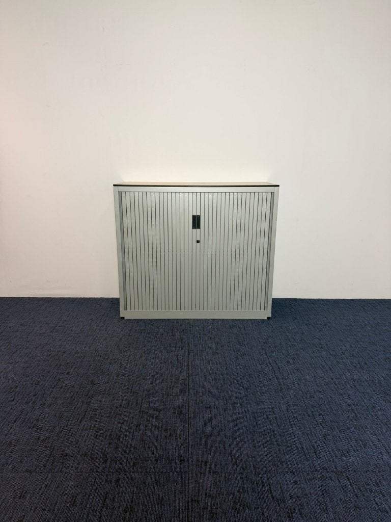 Roldeurkast Aspa, aluminium, H 105 x B 120 x D 47 cm., Ophalen, Gebruikt