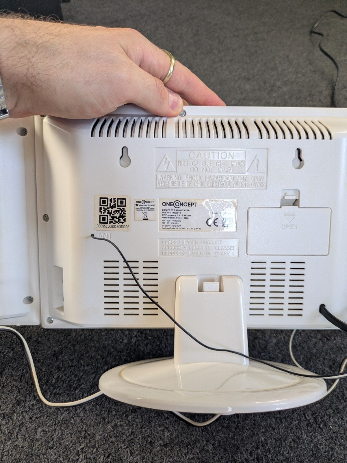 Foto 4 van OneConcept V-12 Stereo-installatie met CD-speler