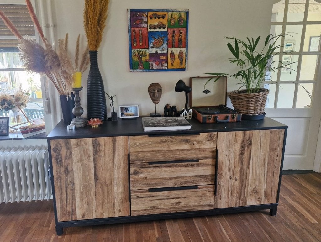 Dressoir, Ophalen, Kunststof, Gebruikt, Met deur(en)