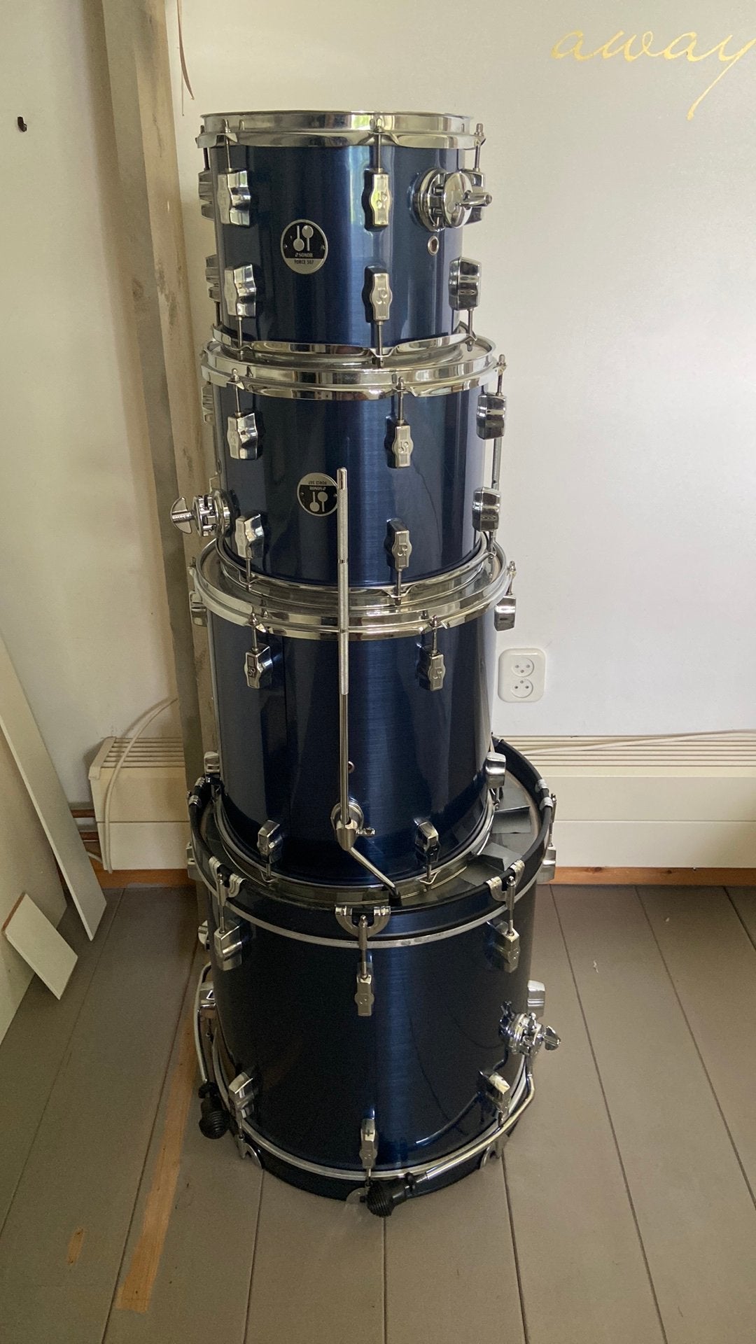 Sonor force drumkit te koop, Muziek en Instrumenten, Drumstellen en Slagwerk, Ophalen, Gebruikt, Sonor