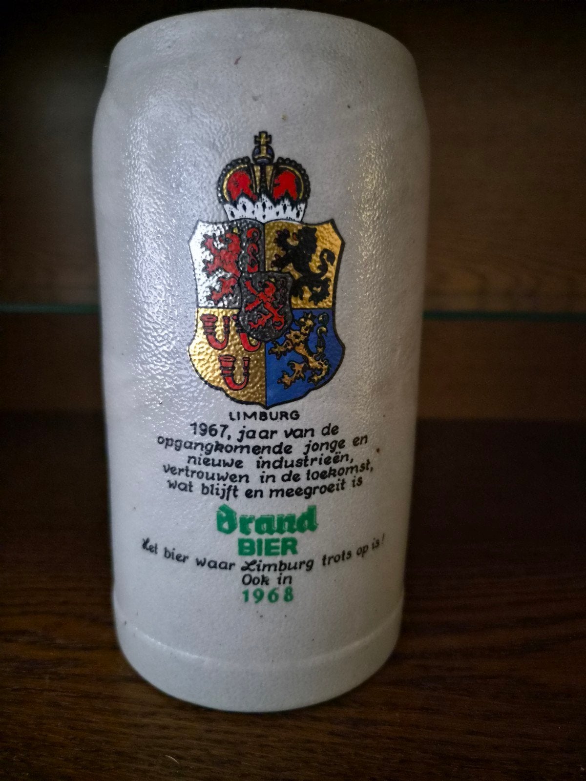 Vintage Brand Bier pul 1967 - Limburg trots, Verzamelen, Ophalen, Zo goed als nieuw