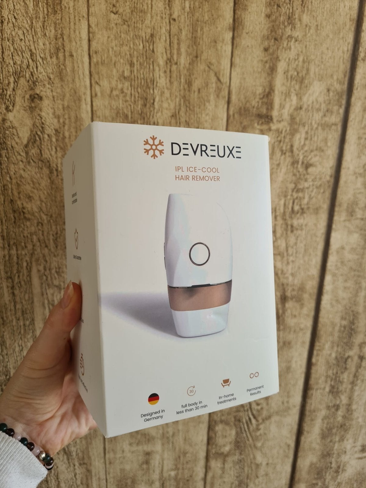 DEVRUEUX IPL ICE-COOL Haarverwijderaar, Ophalen of Verzenden, Nieuw, Scheren en Epileren