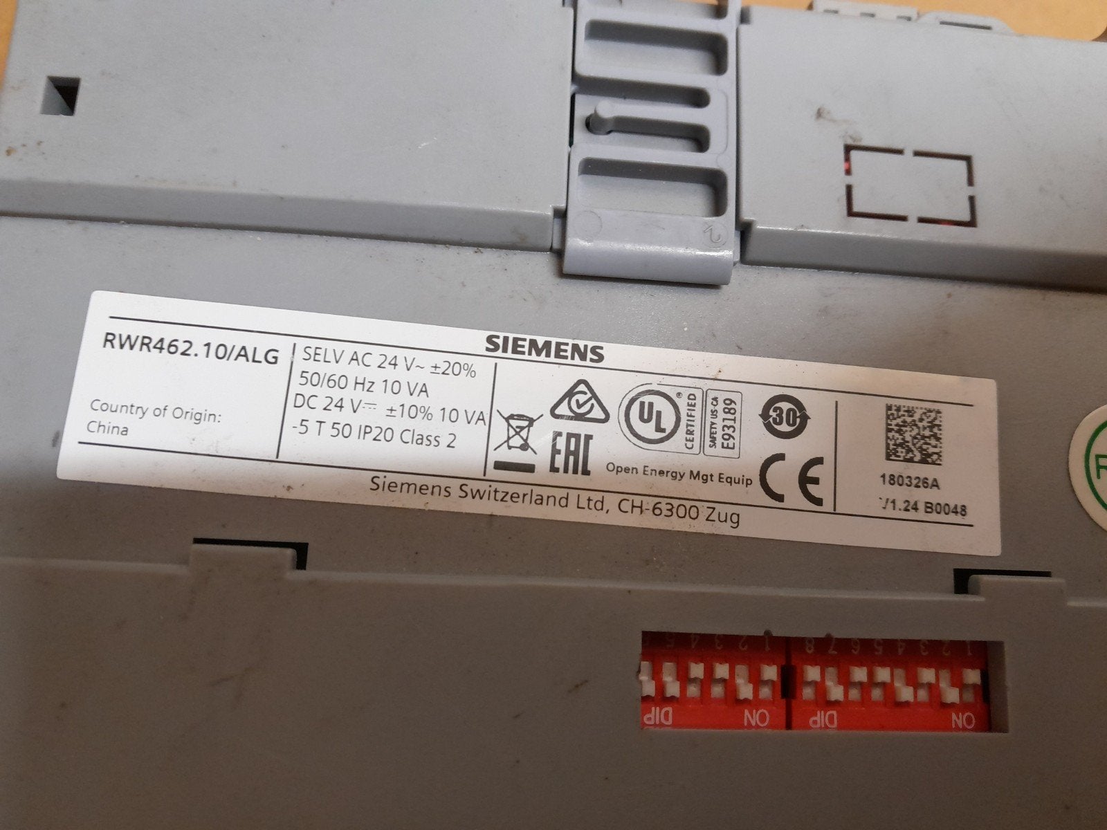 Siemens PolyCool-Überhitzungsregler RWR462.10, Gebruikt, Ophalen of Verzenden