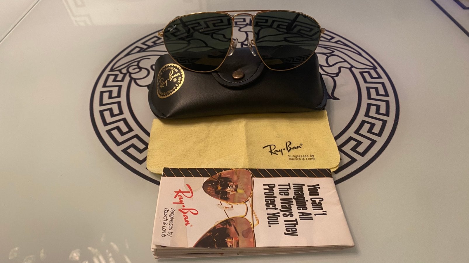 Ray Van Fashion Metals Style 2 B&L (USA) zeldzaam, Ophalen, Zo goed als nieuw, Zwart, Ray-Ban