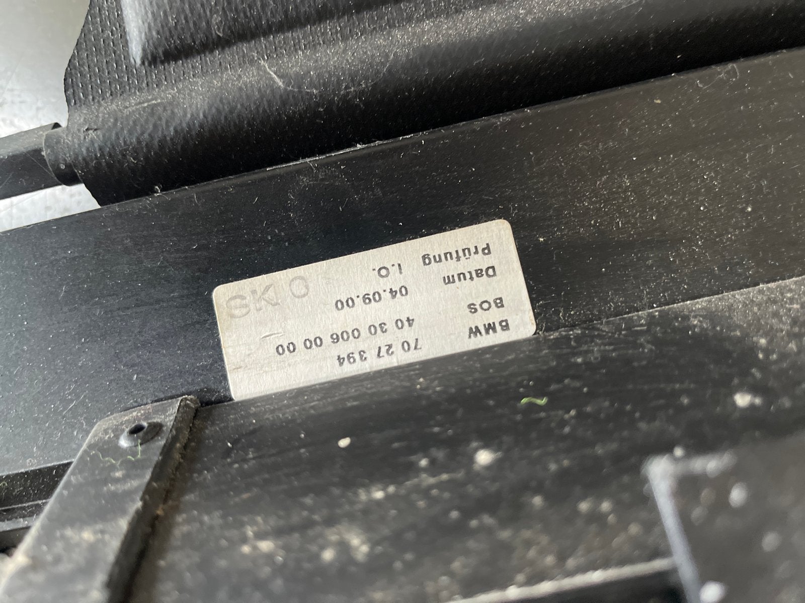 BMW Onderdeel BOS 70 27 394 - Gebruikt rolhoes, Ophalen, Gebruikt, BMW