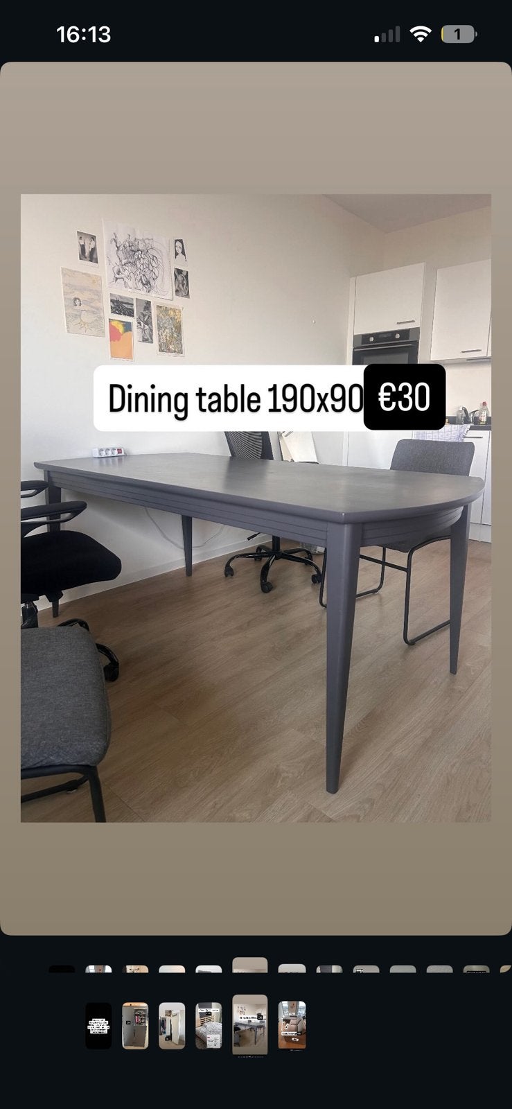 Dining table, Ophalen, Zo goed als nieuw