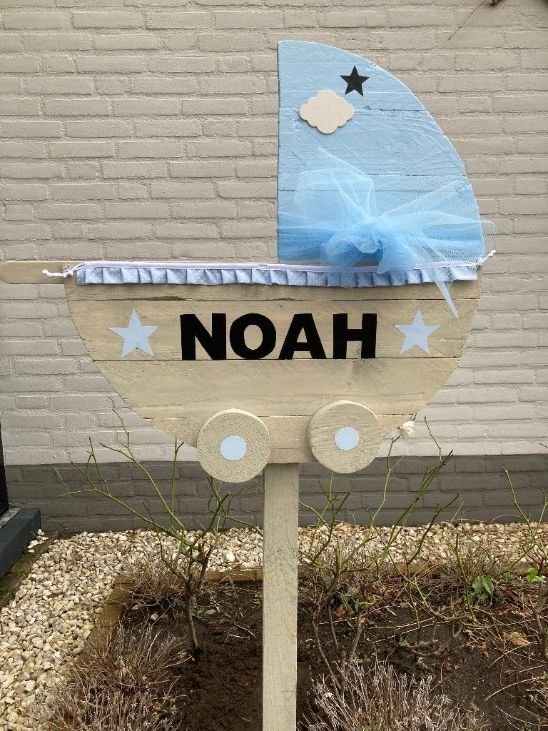 Foto 21 van geboorte bord jongen en meisje