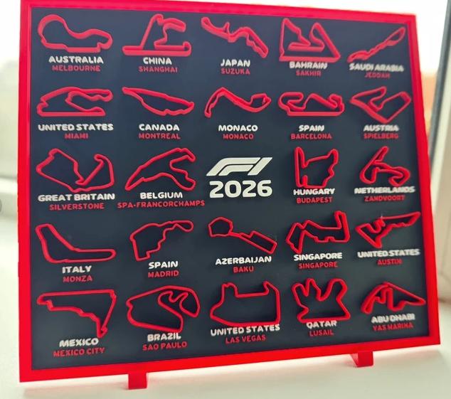 F1 kalender 2026, Verzamelen, Ophalen of Verzenden, Nieuw, Formule 1